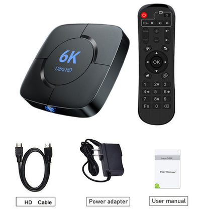 6K Ultra HD Android 12.0 Smart TV Box with Remote Control, 4GB+32GB, Allwinner H616 1.5GHZ Quad-Core(AU Plug) - Others by PMC Jewellery | Online Shopping South Africa | PMC Jewellery | Buy Now Pay Later Mobicred