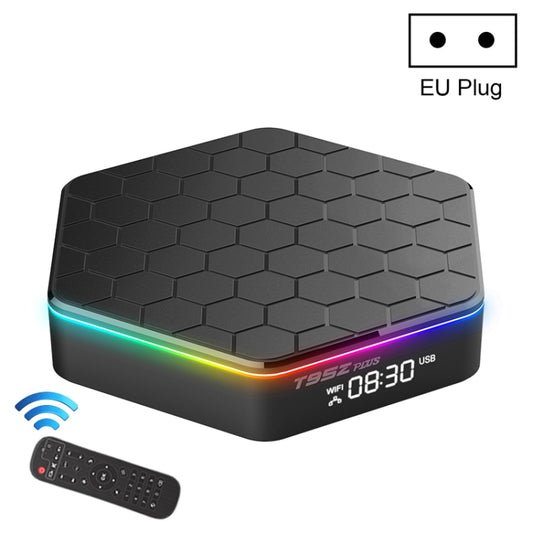 T95Z Plus 8K WiFi6 Android 12.0 Smart TV Box with Remote Control, 4GB+32GB, Allwinner H618 Quad-Core(EU Plug) - Others by PMC Jewellery | Online Shopping South Africa | PMC Jewellery | Buy Now Pay Later Mobicred