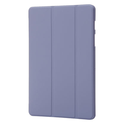 For Samsung Galaxy Tab S9+ / S10+ 3-Fold Holder Silicone Leather Tablet Case(Purple) - Galaxy Tab S9+ Cases by PMC Jewellery | Online Shopping South Africa | PMC Jewellery | Buy Now Pay Later Mobicred