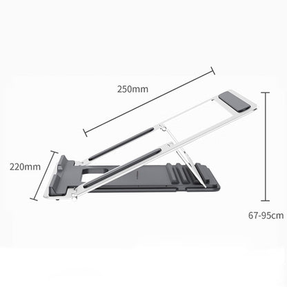 Lenovo Thinkplus Desktop Laptop Holder L20(Silver) - Laptop Stand by Lenovo | Online Shopping South Africa | PMC Jewellery | Buy Now Pay Later Mobicred