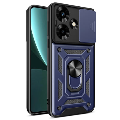 For Infinix Hot 30 Sliding Camera Cover Design TPU+PC Phone Case(Blue) - Infinix Cases by PMC Jewellery | Online Shopping South Africa | PMC Jewellery | Buy Now Pay Later Mobicred