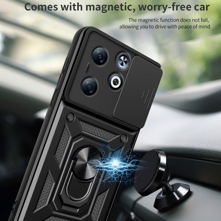 For Infinix Smart 8 Plus / 8 Pro Sliding Camera Cover Design TPU+PC Phone Case(Blue) - free shipping - PMC TechLife - Order now!
