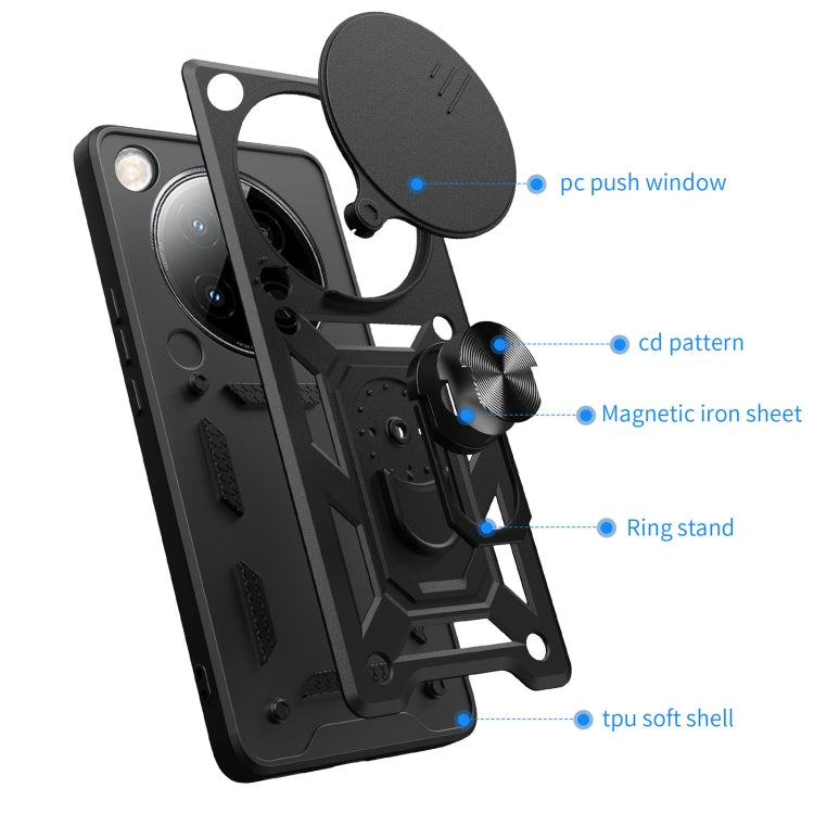For Infinix Zero 40 5G Sliding Camera Cover Design TPU+PC Phone Case(Red) - free shipping - PMC TechLife - Order now!