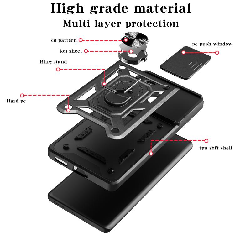 For Infinix Note 30 5G Sliding Camera Cover Design TPU+PC Phone Case(Blue) - free shipping - PMC TechLife - Order now!