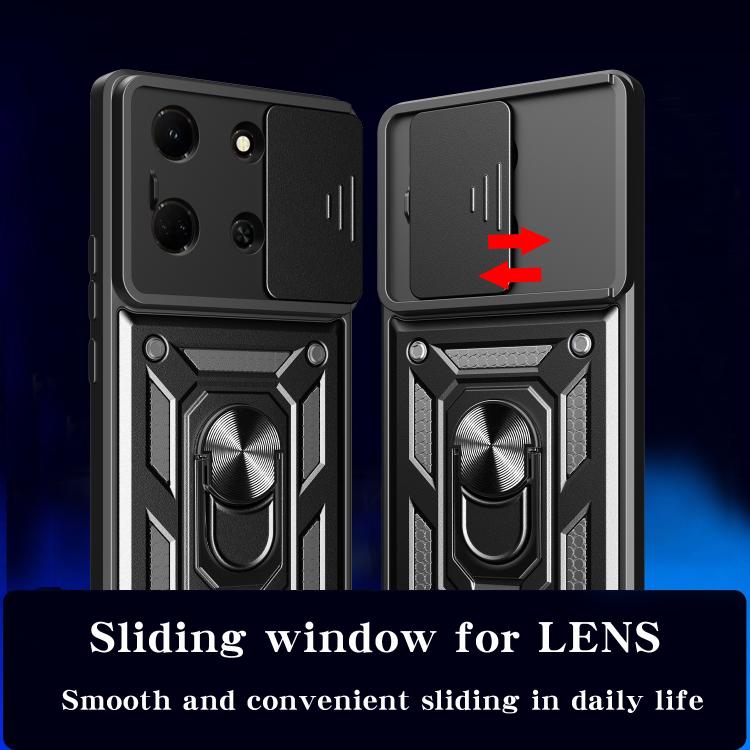 For Infinix Note 30 5G Sliding Camera Cover Design TPU+PC Phone Case(Gold) - free shipping - PMC TechLife - Order now!