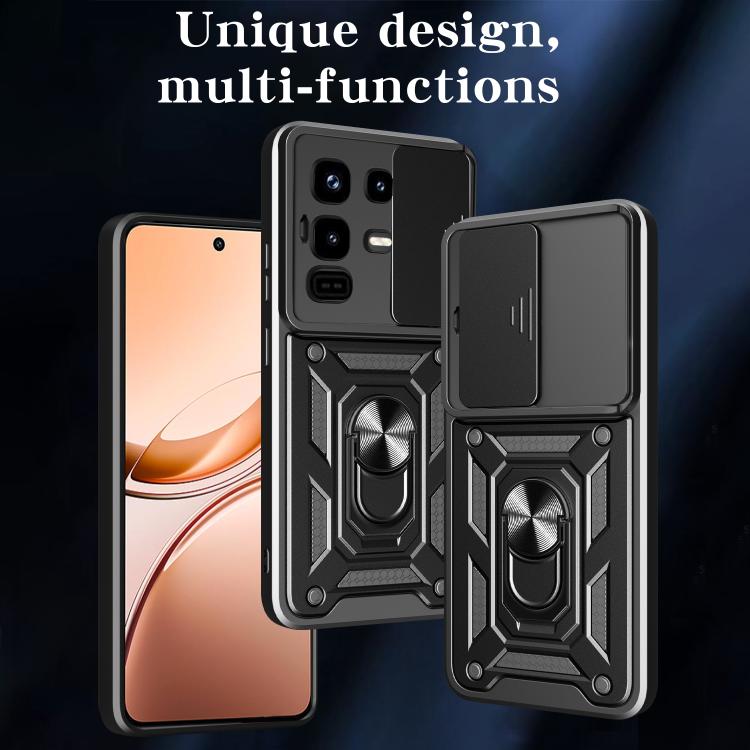 For Infinix Note 50 Pro 4G Sliding Camera Cover Design TPU+PC Phone Case(Green) - free shipping - PMC TechLife - Order now!