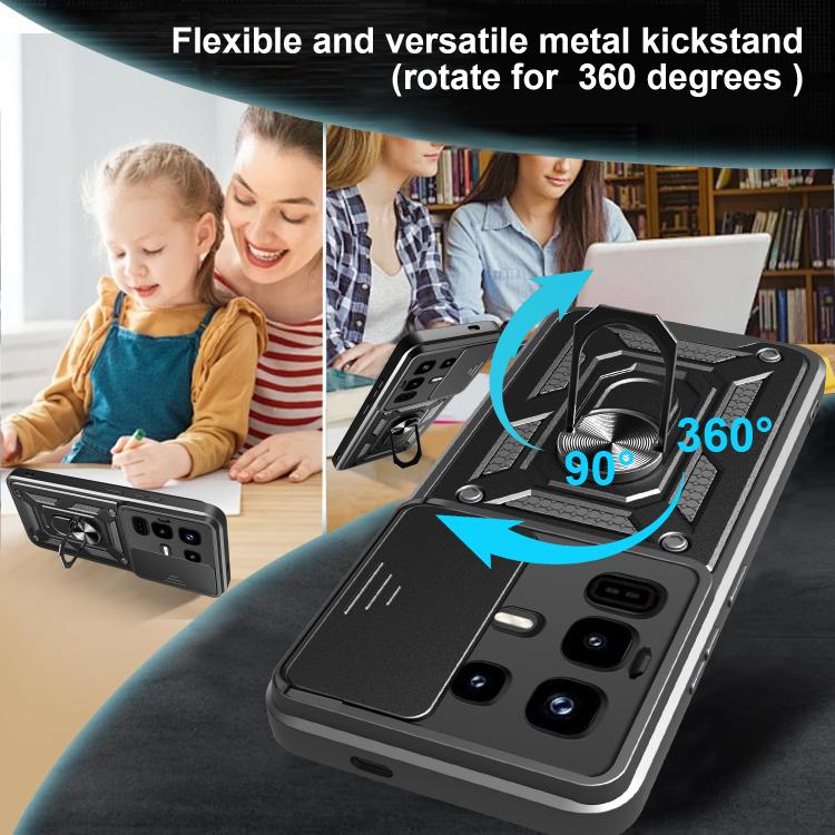 For Infinix Note 50 Pro 4G Sliding Camera Cover Design TPU+PC Phone Case(Green) - free shipping - PMC TechLife - Order now!