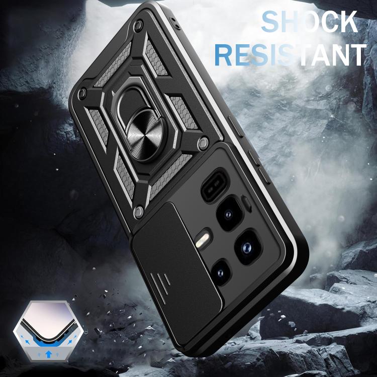 For Infinix Note 50 Pro 4G Sliding Camera Cover Design TPU+PC Phone Case(Green) - free shipping - PMC TechLife - Order now!