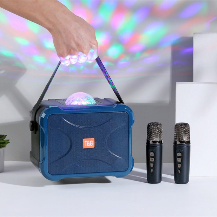 T&G TG543 Colorful Integrated Handheld Karaoke Wireless Bluetooth Speaker(Grey) - free shipping - PMC Jewellery - Order now!