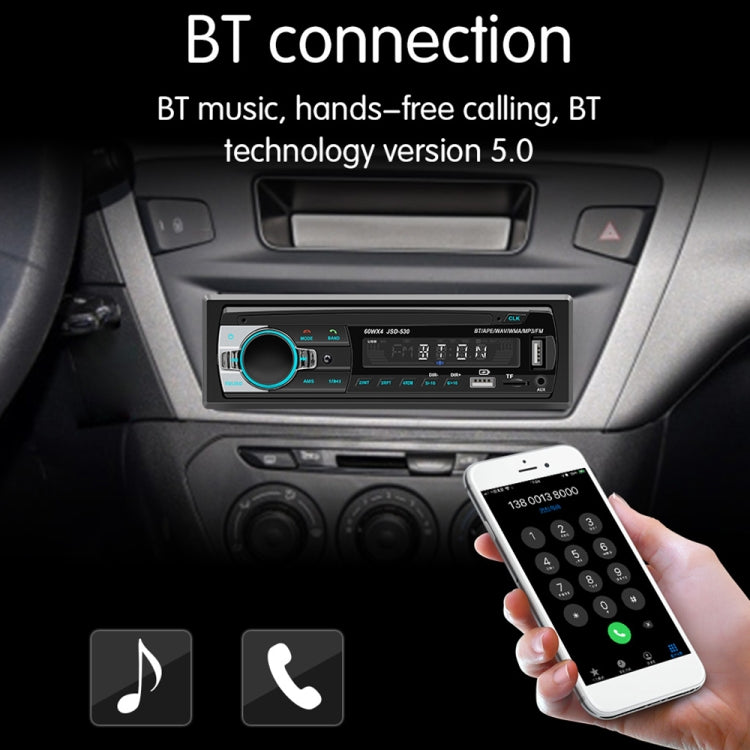 JSD-530 Bluetooth 5.0 Car MP3 Player Support FM / Smart Voice Assistant / Mobile APP - Car MP3 & MP4 & MP5 by PMC Jewellery | Online Shopping South Africa | PMC Jewellery | Buy Now Pay Later Mobicred