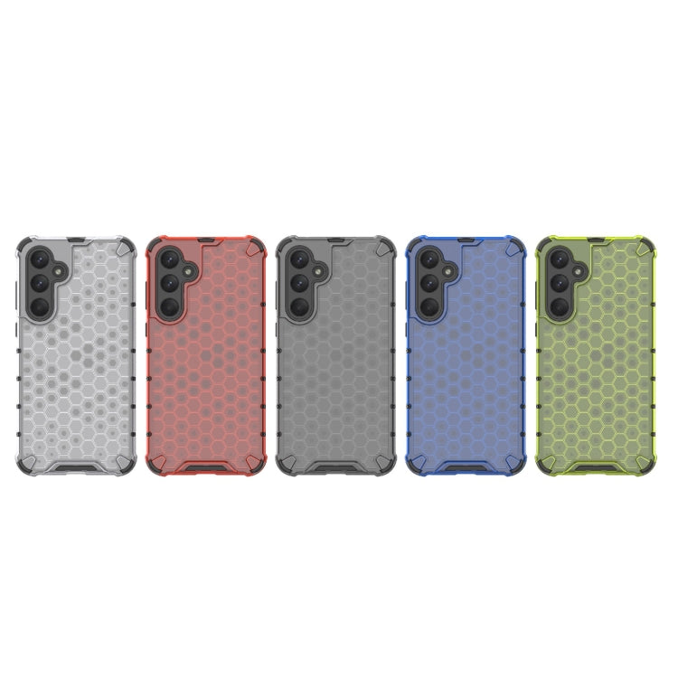 For Samsung Galaxy A35 5G Shockproof Honeycomb PC + TPU Protective Phone Case(Red) - Galaxy Phone Cases by PMC TechLife | Online Shopping South Africa | PMC TechLife