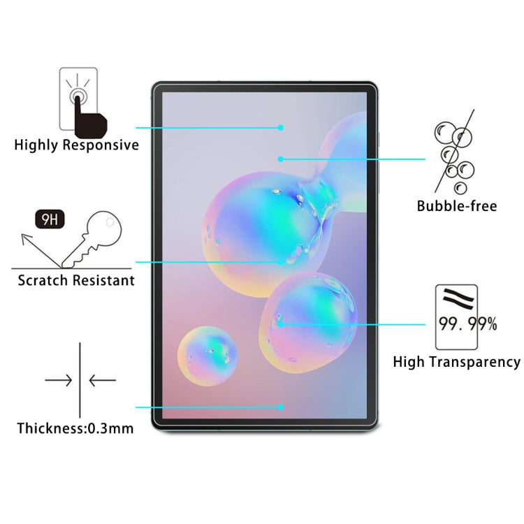 For Samsung Galaxy Tab S7+ / S9 FE+ 9H HD Explosion-proof Tempered Glass Film - Galaxy Tempered Glass by PMC Jewellery | Online Shopping South Africa | PMC Jewellery | Buy Now Pay Later Mobicred