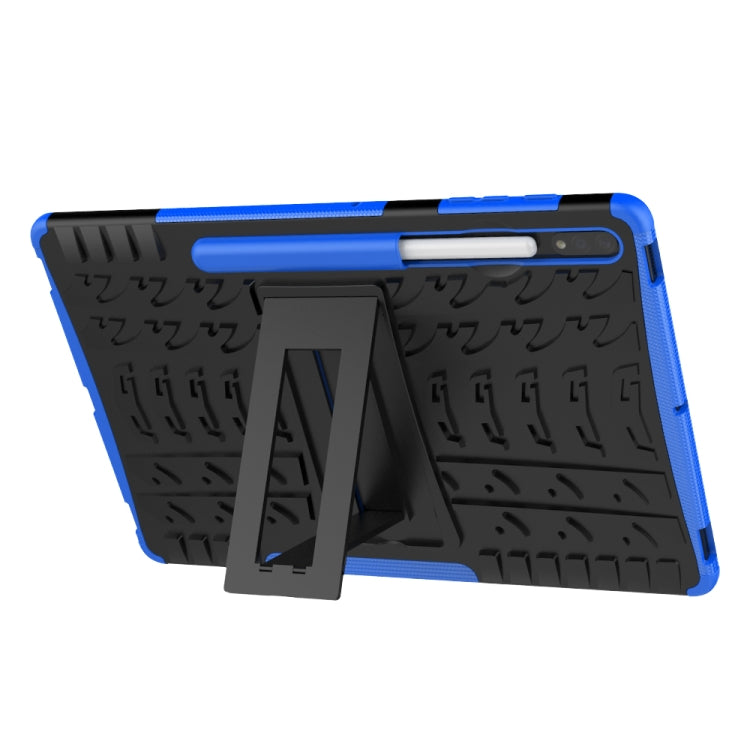 For Samsung Galaxy Tab S9+ Tire Texture TPU + PC Tablet Case(Blue) - Galaxy Tab S9+ Cases by PMC Jewellery | Online Shopping South Africa | PMC Jewellery | Buy Now Pay Later Mobicred