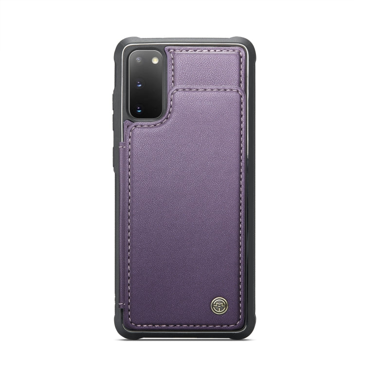 For Samsung Galaxy S20 CaseMe C22 Card Slots Holder RFID Anti-theft Phone Case(Purple) - Galaxy Phone Cases by CaseMe | Online Shopping South Africa | PMC Jewellery | Buy Now Pay Later Mobicred