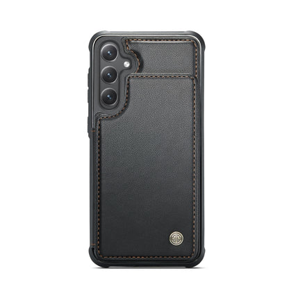 For Samsung Galaxy S23 FE 5G CaseMe C22 Card Slots Holder RFID Anti-theft Phone Case(Black) - Galaxy S23 FE 5G Cases by CaseMe | Online Shopping South Africa | PMC Jewellery | Buy Now Pay Later Mobicred