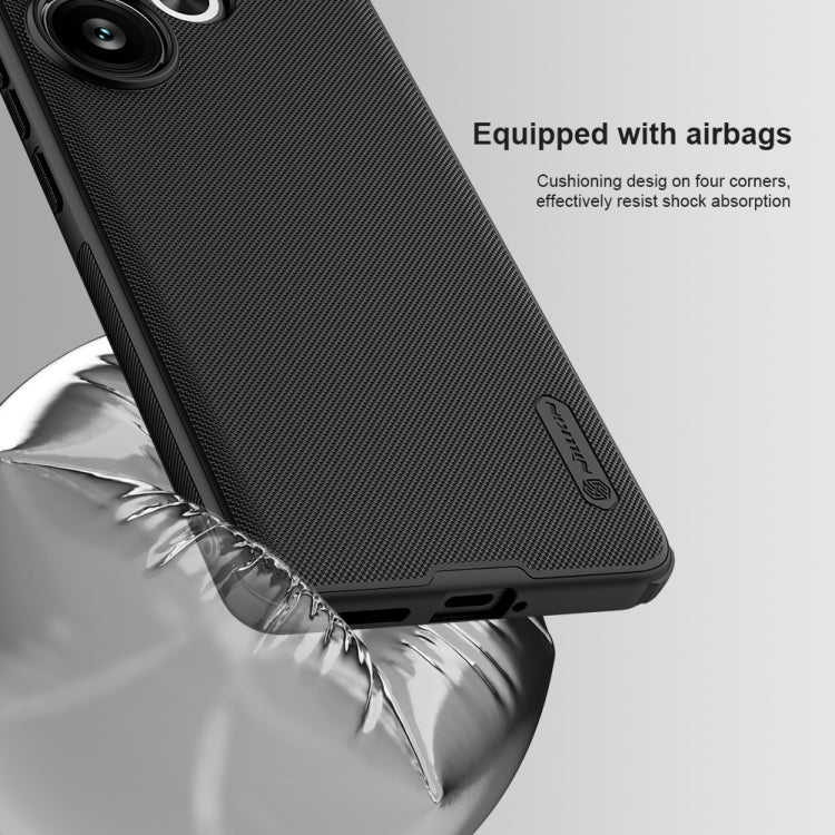 For Xiaomi Redmi Turbo 3 NILLKIN Frosted Shield Pro Magnetic Phone Case(Black) - Xiaomi Cases by NILLKIN | Online Shopping South Africa | PMC Jewellery