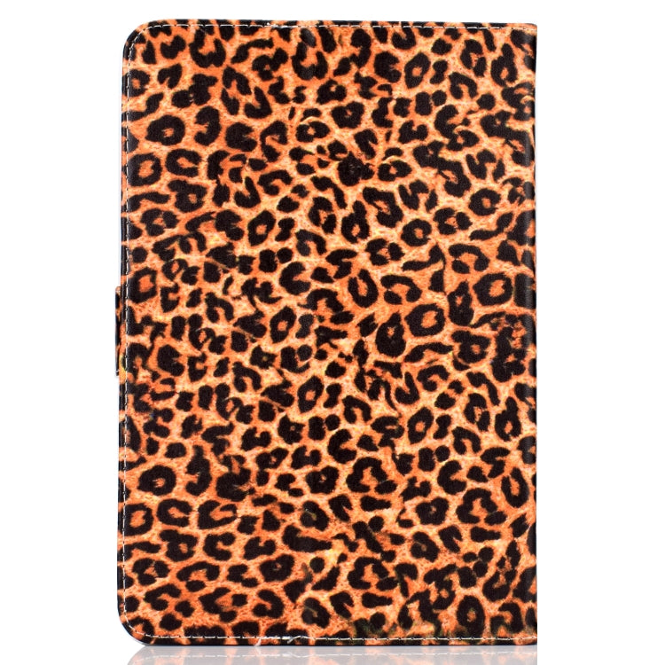 For 10 inch Universal Tablet PC Colored Drawing Pattern Horizontal Flip PU Leather Case with Holder & Card Slot(Yellow Leopard) - 7 inch by PMC TechLife | Online Shopping South Africa | PMC TechLife | Buy Now Pay Later Mobicred