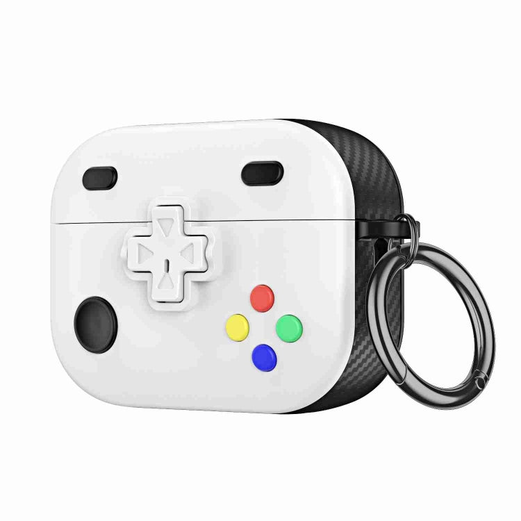 For AirPods Pro Game Console Shape Wireless Earphones Protective Case(White) - For AirPods Pro by PMC Jewellery | Online Shopping South Africa | PMC Jewellery | Buy Now Pay Later Mobicred
