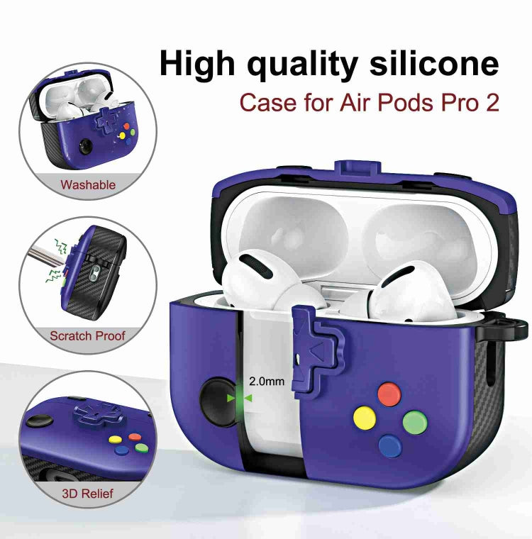 For AirPods 2 / 1 Game Console Shape Wireless Earphones Protective Case(White) - For AirPods 1/2 by PMC Jewellery | Online Shopping South Africa | PMC Jewellery | Buy Now Pay Later Mobicred