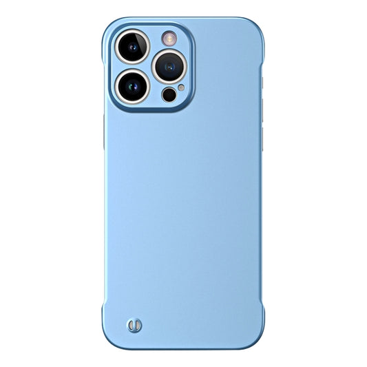 For iPhone 13 Pro Frameless Metallic Paint Hybrid PC Phone Case(Sierra Blue) - iPhone 13 Pro Cases by PMC Jewellery | Online Shopping South Africa | PMC Jewellery | Buy Now Pay Later Mobicred