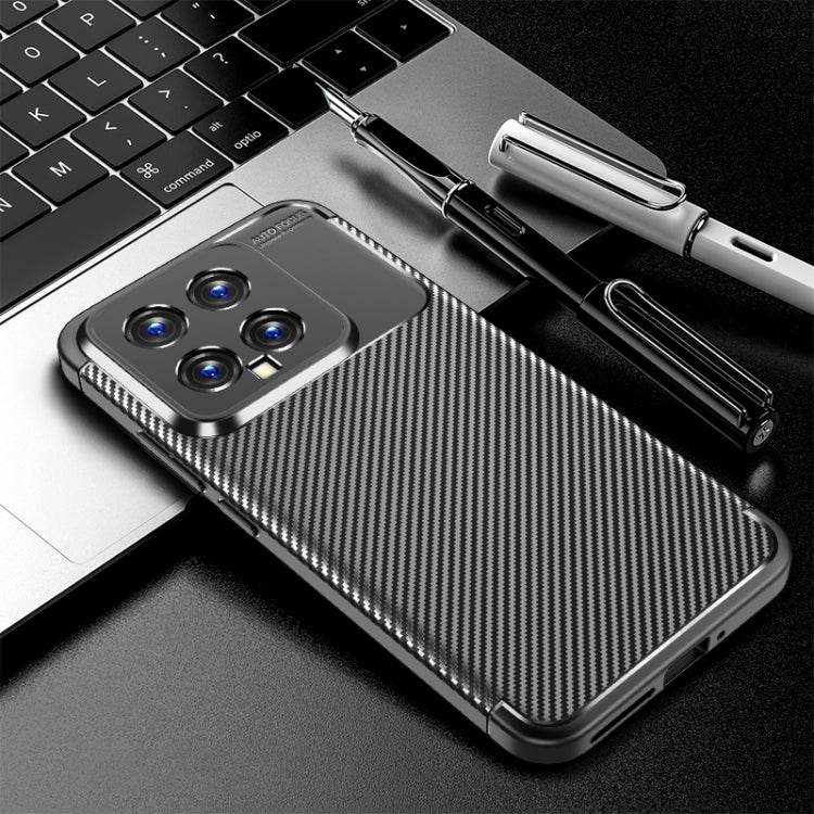 For Xiaomi 14 Carbon Fiber Texture Shockproof TPU Phone Case(Black) - Xiaomi Cases by PMC TechLife | Online Shopping South Africa | PMC TechLife