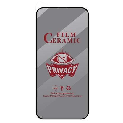 For iPhone 16 Pro 25pcs Full Coverage HD Privacy Ceramic Film - iPhone 16 Pro Tempered Glass by PMC Jewellery | Online Shopping South Africa | PMC Jewellery | Buy Now Pay Later Mobicred