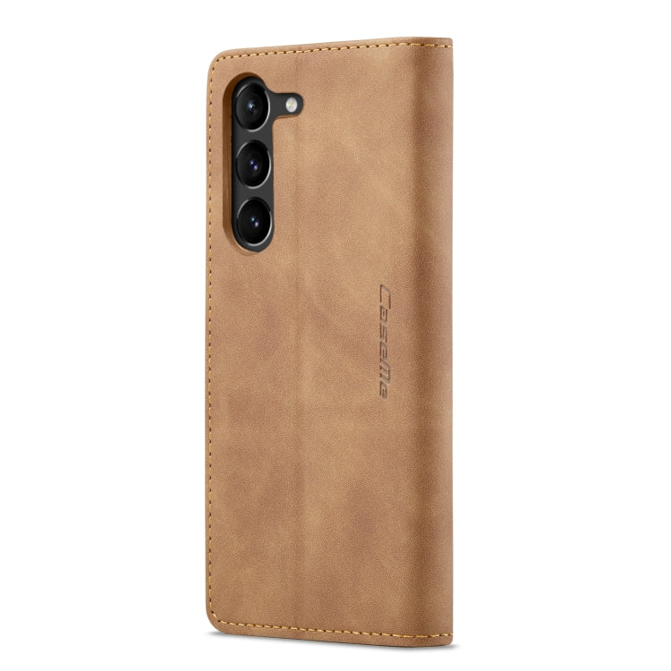 For Samsung Galaxy S24 5G CaseMe 013 Multifunctional Horizontal Flip Leather Phone Case(Brown) - Galaxy S24 5G Cases by CaseMe | Online Shopping South Africa | PMC Jewellery | Buy Now Pay Later Mobicred