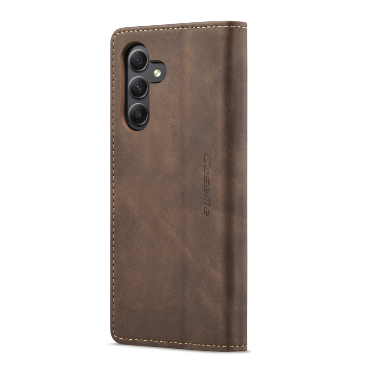 For Samsung Galaxy A15 5G CaseMe 013 Multifunctional Horizontal Flip Leather Phone Case(Coffee) - Galaxy Phone Cases by CaseMe | Online Shopping South Africa | PMC Jewellery | Buy Now Pay Later Mobicred