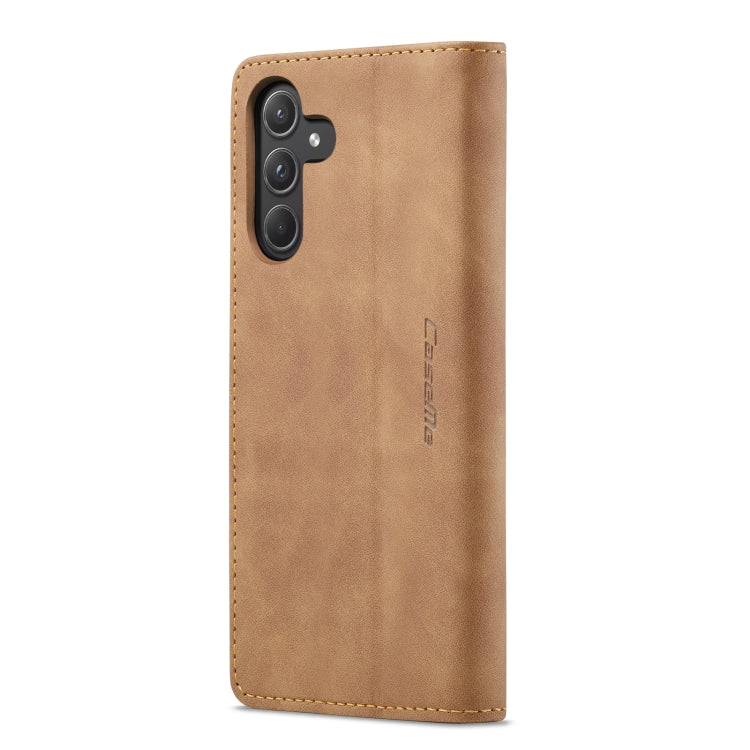 For Samsung Galaxy A55 5G CaseMe 013 Multifunctional Horizontal Flip Leather Phone Case(Brown) - Galaxy Phone Cases by CaseMe | Online Shopping South Africa | PMC Jewellery | Buy Now Pay Later Mobicred