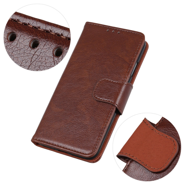 For Google Pixel 9 Nappa Texture Horizontal Flip Leather Phone Case(Brown) - Google Cases by PMC Jewellery | Online Shopping South Africa | PMC Jewellery | Buy Now Pay Later Mobicred