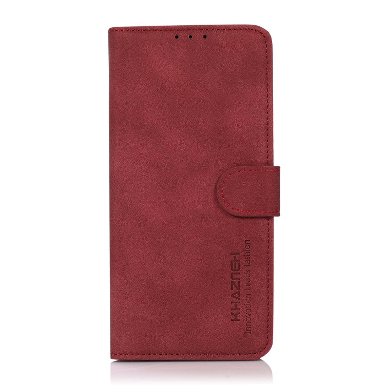 For Google Pixel 9 KHAZNEH Matte Texture Leather Phone Case(Red) - Google Cases by PMC Jewellery | Online Shopping South Africa | PMC Jewellery | Buy Now Pay Later Mobicred