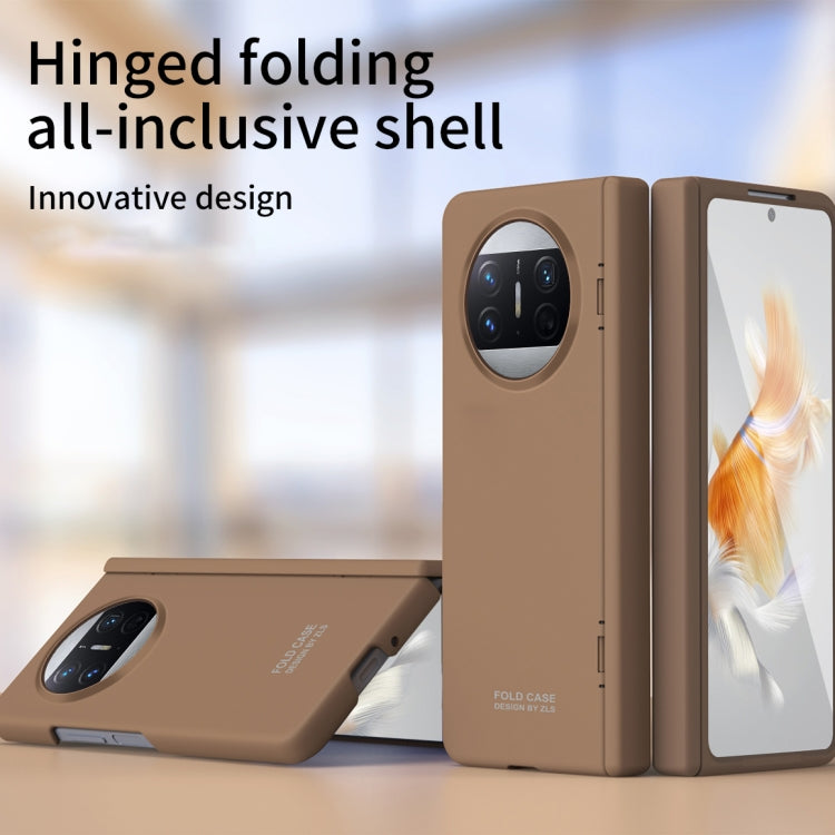 For Huawei Mate X3 Extraordinary Series Hinged Folding Full Coverage Phone Case with Pen Slot & Stylus(Black) - Huawei Cases by PMC TechLife | Online Shopping South Africa | PMC TechLife | Buy Now Pay Later Mobicred