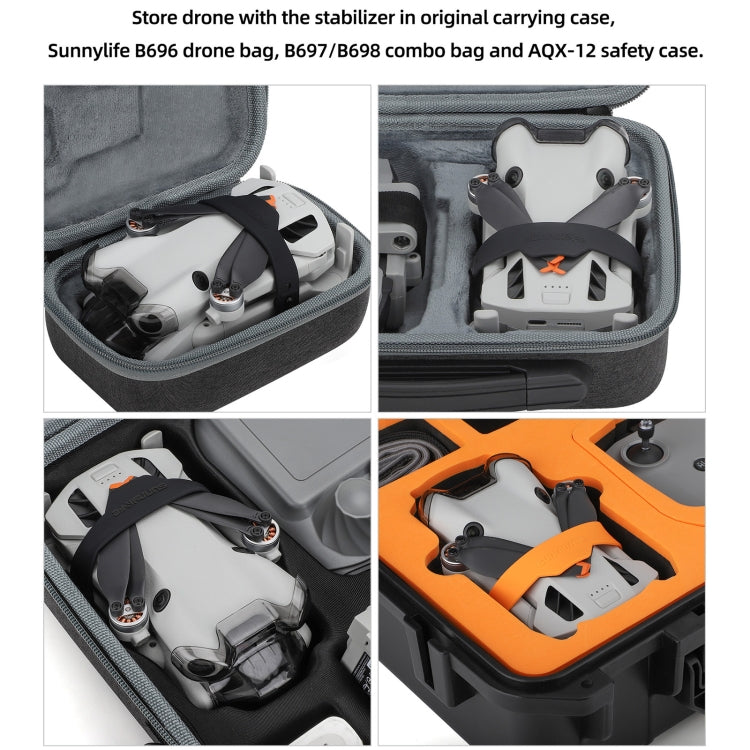 For DJI Mini 4 Pro Sunnylife SJ711 Blade Holder Fixed Propeller Fixer Guard(Black) - free shipping - PMC TechLife - Order now!