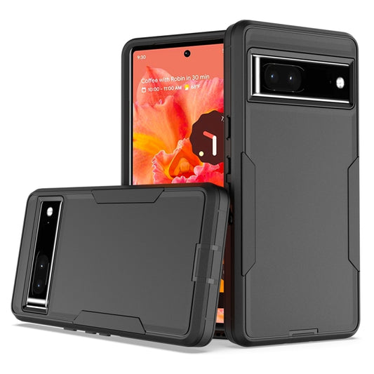 For Google Pixel 7 2 in 1 Magnetic PC + TPU Phone Case(Black) - Google Cases by PMC Jewellery | Online Shopping South Africa | PMC Jewellery