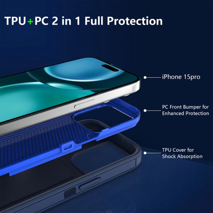 For iPhone 16 Pro 2 in 1 Magnetic PC + TPU Phone Case(Black) - iPhone 16 Pro Cases by PMC Jewellery | Online Shopping South Africa | PMC Jewellery | Buy Now Pay Later Mobicred