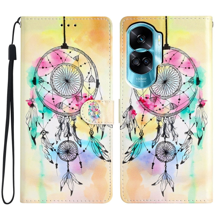 For Honor 90 Lite Colored Drawing Leather Phone Case(Dream Catcher) - Honor Cases by PMC TechLife | Online Shopping South Africa | PMC TechLife