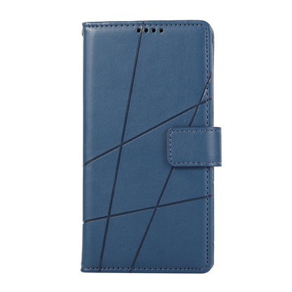 For Xiaomi Redmi A3 PU Genuine Leather Texture Embossed Line Phone Case(Blue) - Xiaomi Cases by PMC Jewellery | Online Shopping South Africa | PMC Jewellery | Buy Now Pay Later Mobicred