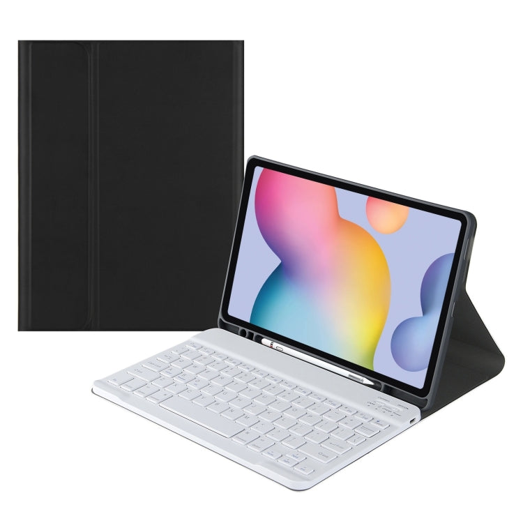 For Samsung Galaxy Tab A9 Square Cap Bluetooth Keyboard Leather Case with Pen Slot(Black) - free shipping - PMC TechLife - Order now!