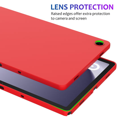 For Samsung Galaxy Tab A9+ Pure Color Liquid Silicone Shockproof Tablet Case(Red) - Galaxy Tab A9+ by PMC Jewellery | Online Shopping South Africa | PMC Jewellery | Buy Now Pay Later Mobicred