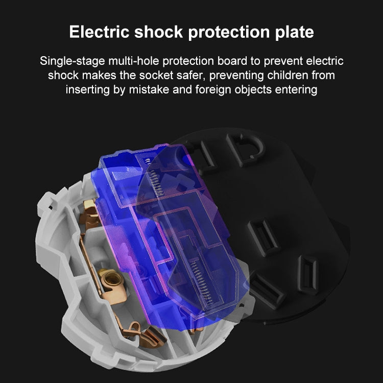 86mm Gray Aluminum Wire Drawing LED Switch Panel, Style:Five-hole USB Socket - free shipping - PMC Jewellery - Order now!