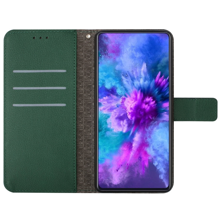 For iPhone 16 Pro Rhombic Grid Texture Leather Phone Case(Green) - iPhone 16 Pro Cases by PMC TechLife | Online Shopping South Africa | PMC TechLife | Buy Now Pay Later Mobicred