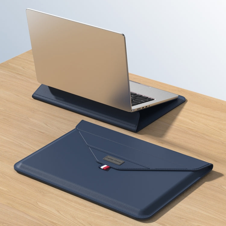 For 13/14 inch Envelope Holder Laptop Sleeve Bag(Dark Blue) - 14.1 inch by PMC TechLife | Online Shopping South Africa | PMC TechLife | Buy Now Pay Later Mobicred