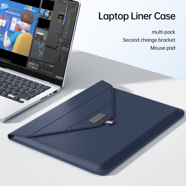 For 15.4/15.6/16.1 inch Envelope Holder Laptop Sleeve Bag(Grey) - free shipping - PMC Jewellery - Order now!