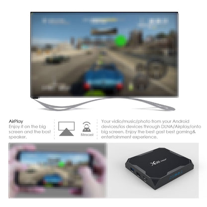 X96 max+ 4K Smart TV Box, Android 9.0, Amlogic S905X3 Quad-Core Cortex-A55,4GB+32GB, Support LAN, AV, 2.4G/5G WiFi, USBx2,TF Card, US Plug - Amlogic S905 by PMC Jewellery | Online Shopping South Africa | PMC Jewellery | Buy Now Pay Later Mobicred