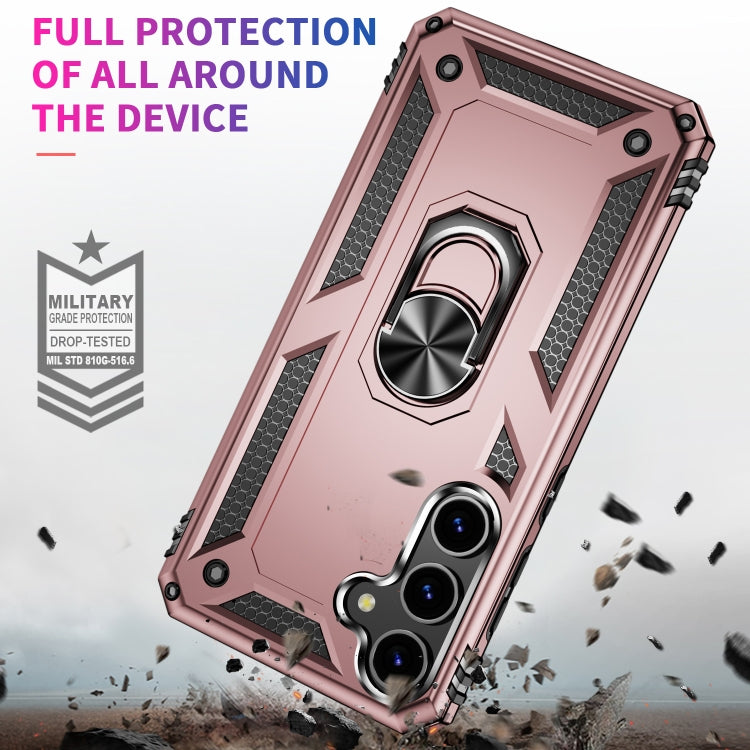 For Samsung Galaxy S24+ 5G Shockproof TPU + PC Phone Case(Rose Gold) - Galaxy S24+ 5G Cases by PMC TechLife | Online Shopping South Africa | PMC TechLife