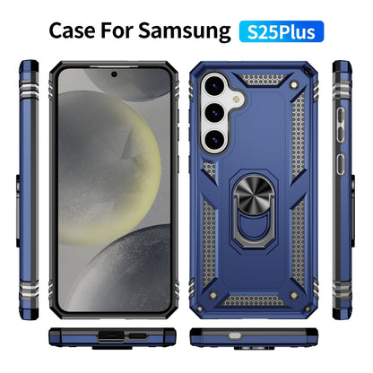 For Samsung Galaxy S25+ 5G Shockproof TPU + PC Phone Case(Blue) - Galaxy S25+ 5G Cases by PMC Jewellery | Online Shopping South Africa | PMC Jewellery | Buy Now Pay Later Mobicred