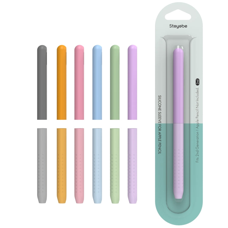 For Apple Pencil 2 / Pro DUX DUCIS Detachable Gradient Colorful Stylus Case(Gradient Purple) - free shipping - PMC Jewellery - Order now!