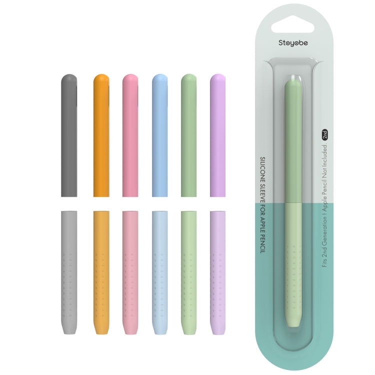 For Apple Pencil 2 / Pro DUX DUCIS Detachable Gradient Colorful Stylus Case(Gradient Green) - Pencil Accessories by DUX DUCIS | Online Shopping South Africa | PMC Jewellery | Buy Now Pay Later Mobicred