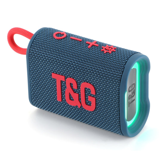 T&G TG396 Outdoor Portable Ambient RGB Light IPX7 Waterproof Bluetooth Speaker(Blue) - Waterproof Speaker by T&G | Online Shopping South Africa | PMC Jewellery | Buy Now Pay Later Mobicred