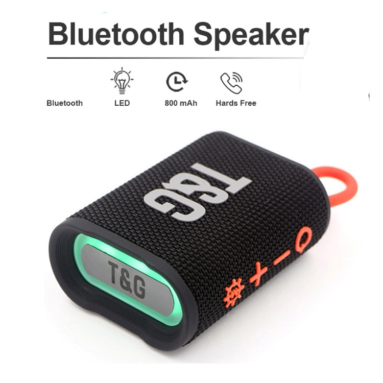 T&G TG396 Outdoor Portable Ambient RGB Light IPX7 Waterproof Bluetooth Speaker(Army Green) - Waterproof Speaker by T&G | Online Shopping South Africa | PMC Jewellery | Buy Now Pay Later Mobicred